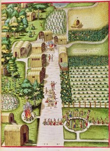 The Village of Secoton, from 
